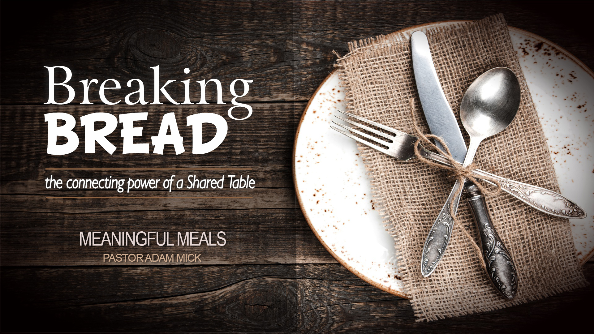 Watch Meaningful Meals
